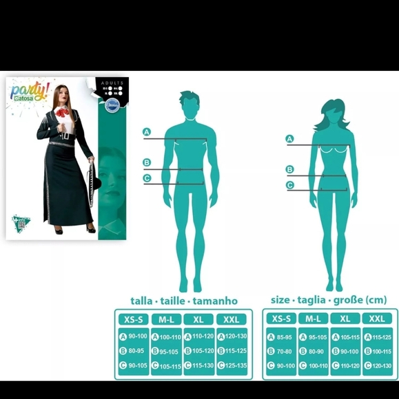 Womens Mariachi Mexican skirt set costume - Picture 4 of 4